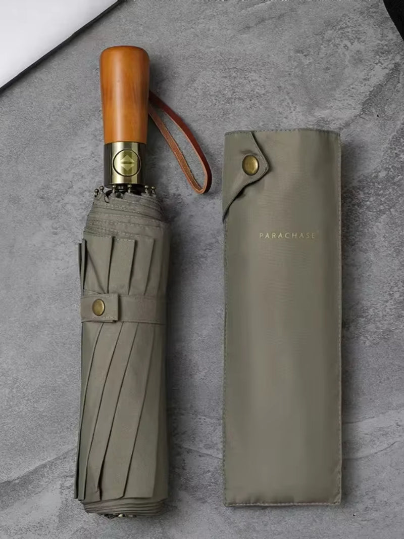 Umbrella Waterproof Double Layer Windproof 10 Bones Umbrella Men Business Style Golf Large Automatic Umbrella