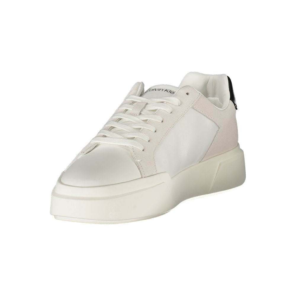 Calvin Klein White Leather Men Sneaker