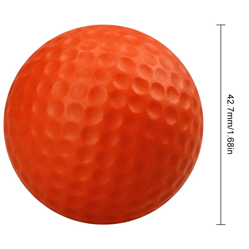 5Pcs PU Foam Solid Sponge Soft Golf Balls for Indoor Golf Practice Ball 4.27Cm/1.68Inch Children'S Toys Golf Accessories