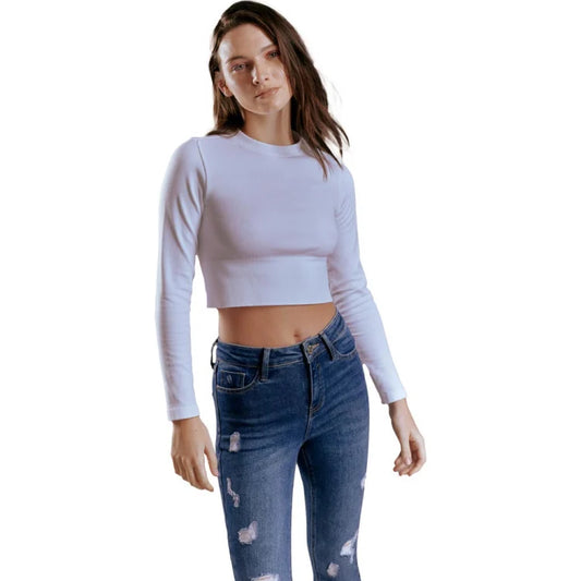 🤍 Crop top seamless