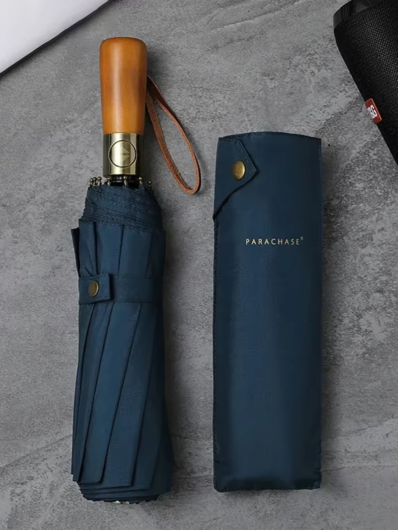 Umbrella Waterproof Double Layer Windproof 10 Bones Umbrella Men Business Style Golf Large Automatic Umbrella