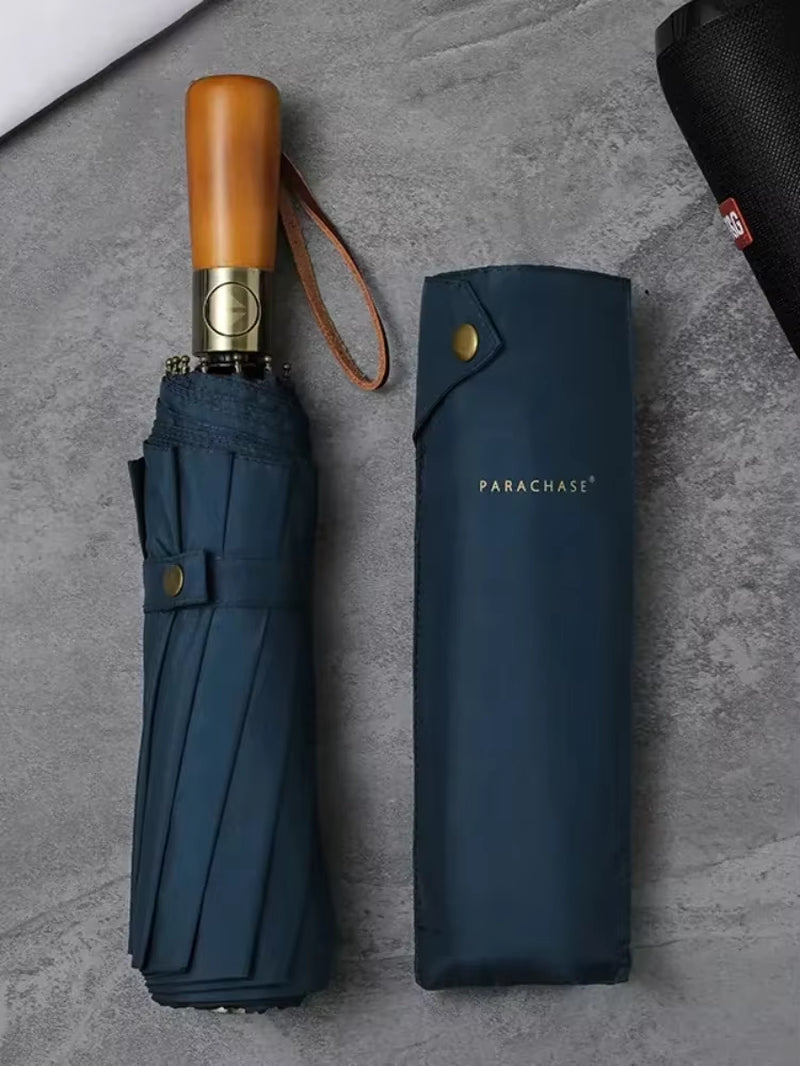 Umbrella Waterproof Double Layer Windproof 10 Bones Umbrella Men Business Style Golf Large Automatic Umbrella