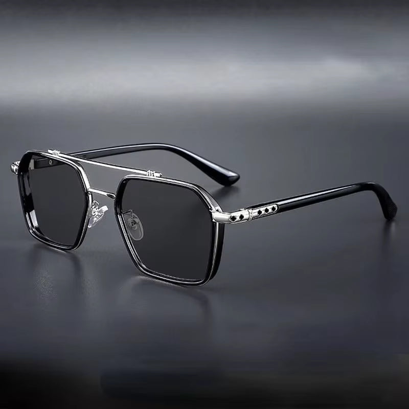 Men's Vintage Fashion Sunglasses - Professional Day/Night Driver Eyewear with UV400 Protection