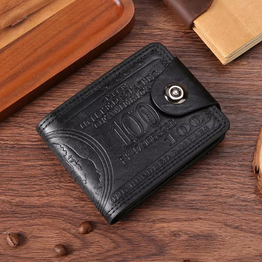 Men'S Wallets Hasp Male PU Wallet Card Holder Coin Pocket Purse Cartera Hombre