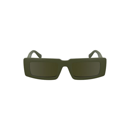 Calvin Klein Green Bio-Based Fabric Women Sunglasses