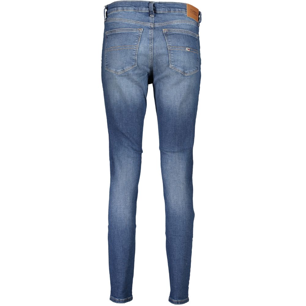 Tommy Hilfiger Blue Cotton Women Skinny Jean