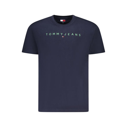 Tommy Hilfiger Blue Cotton Men T-Shirt