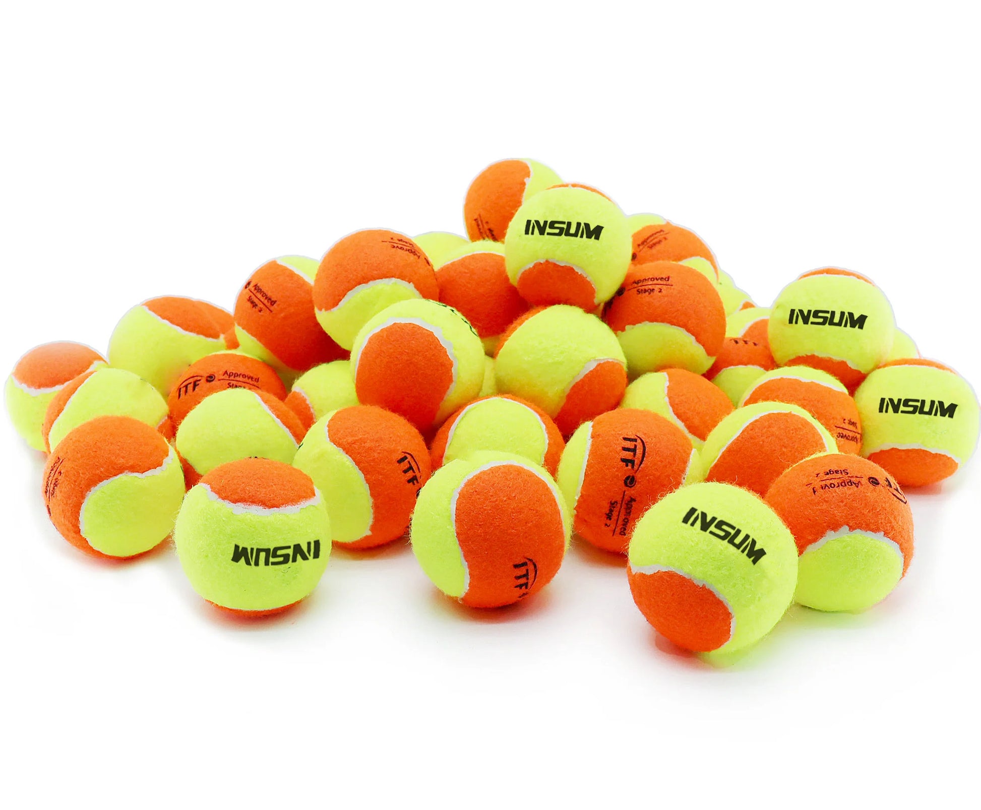 Beach Tennis Ball 2/6/16/25Pcs ITF Approved Stage 2 Sand Court Balls for Beach Tennis50% Low Compression for Beginners PET Dog
