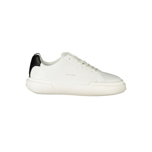 Calvin Klein White Leather Women Sneaker