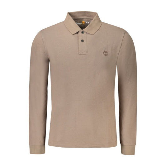 Timberland Brown Cotton Polo Shirt