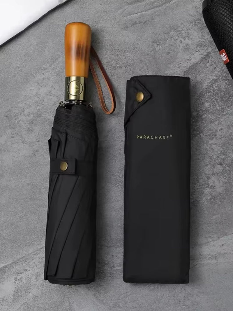 Umbrella Waterproof Double Layer Windproof 10 Bones Umbrella Men Business Style Golf Large Automatic Umbrella