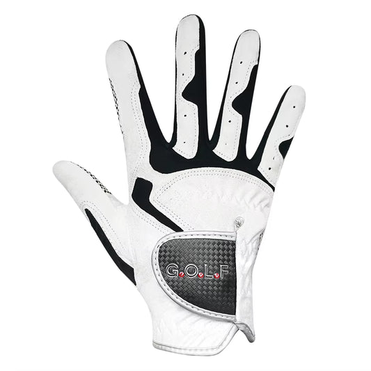 Men'S Golf Glove One Pc Pair 2 Color Options Improved Grip System Cool Comfortable Blue White Color Left Right Hand NEW