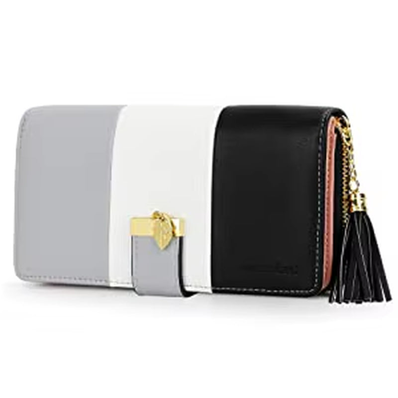 Womens Wallet RFID Blocking Genuine Leather Multi Credit Card Large Capacity Zip around Clutch Travel Purse Wristlet