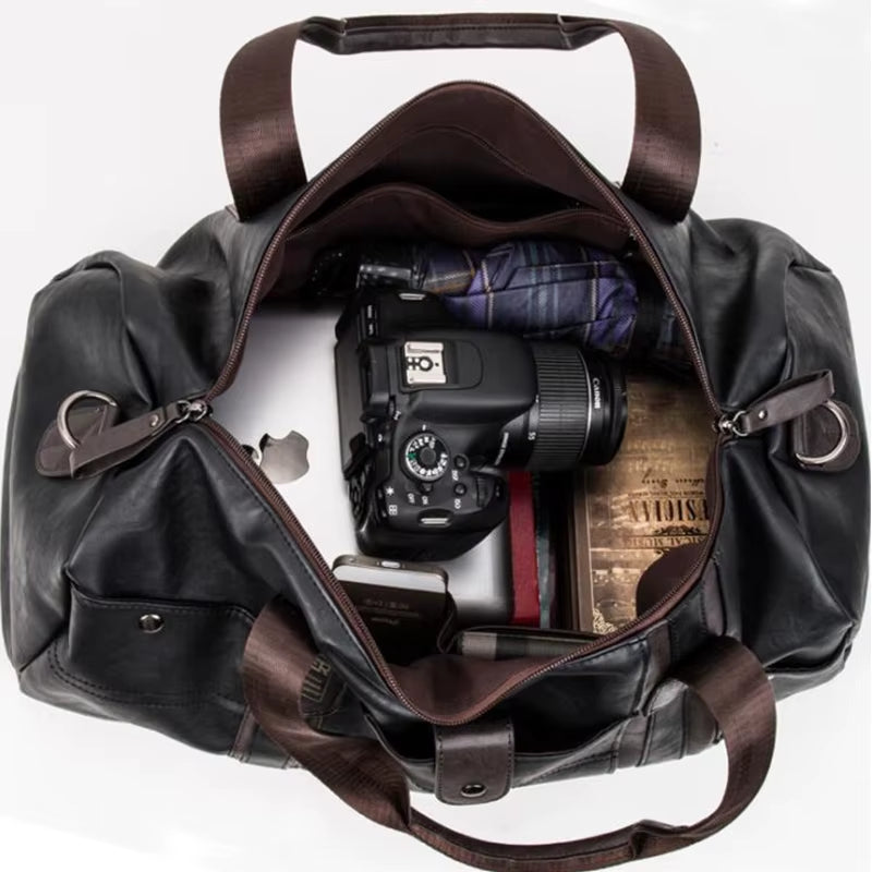 PU Leather Shoulder Bag Fitness Sport Bag Men for Gym Gymsack Travel Handbag Sportsbag Golf Mochila Gym Tas Training Bag Women