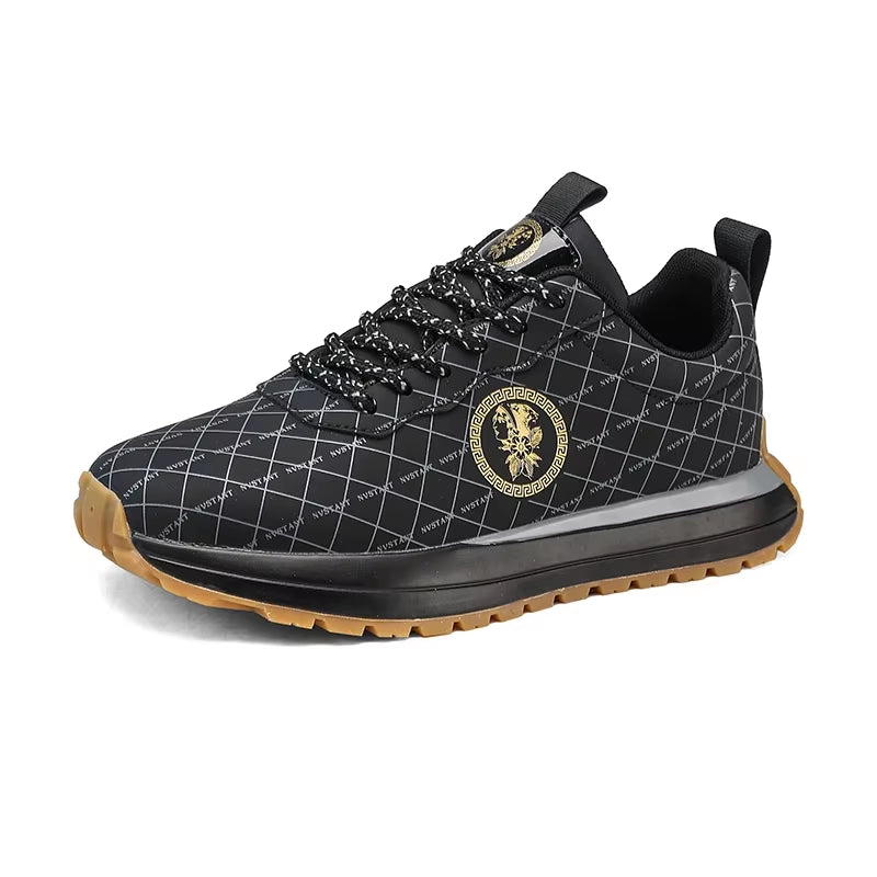 Genuine Leather Casual Shoes Men Designer Luxury Women Tennis Chunky Sneakers Muffin Sport Shoes Man Male Board Footwear