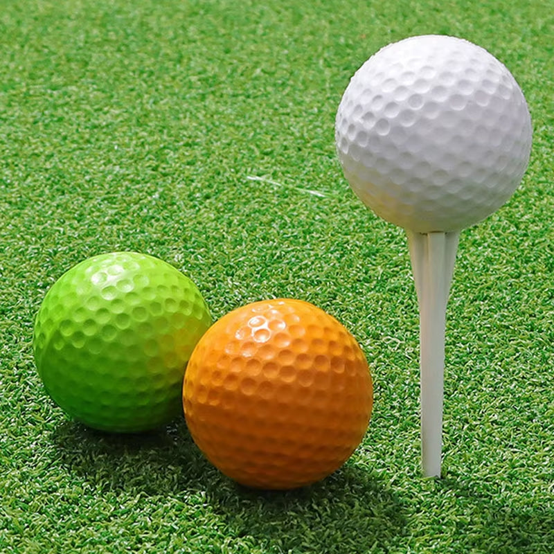 5Pcs PU Foam Solid Sponge Soft Golf Balls for Indoor Golf Practice Ball 4.27Cm/1.68Inch Children'S Toys Golf Accessories